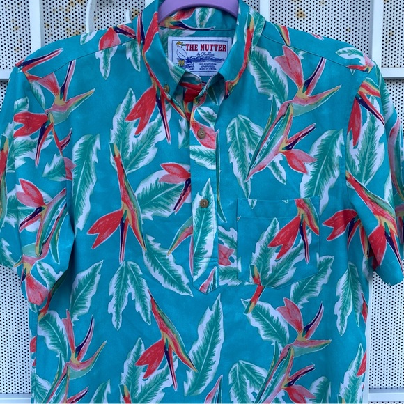 The Nutter by Chubbies  men’s size S short sleeve polo shirt stretch  Hawaiian - Picture 3 of 6